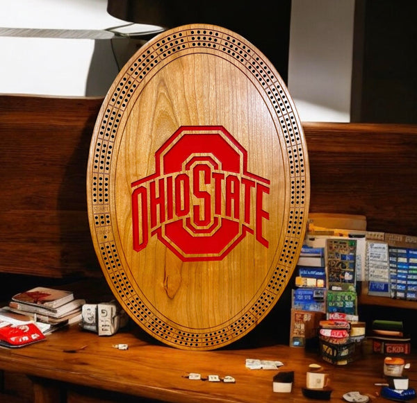 Ohio State Cribbage Board